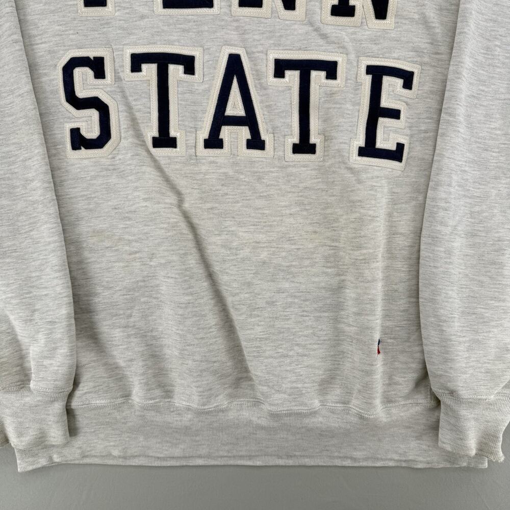 Vintage Russell Penn State Nittany Lions L Crewneck Sweatshirt Embroidered PSU - Picture 9 of 10